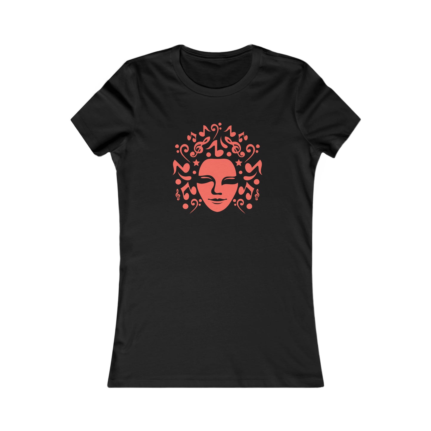 Women's Fitted Tee with Silhouette