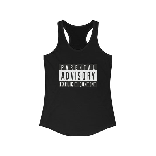 Parental Advisory Racerback Tank